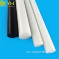 Vit och svart Pom Acetal Copolymer Rod